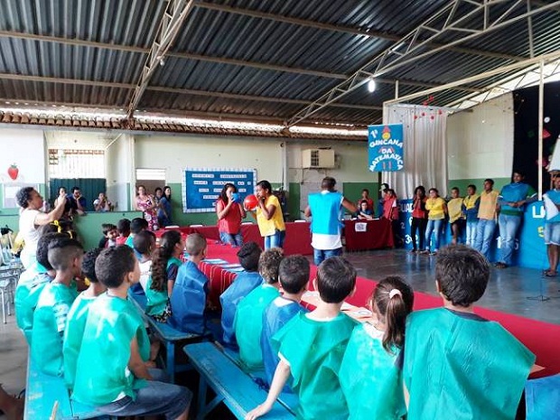 Além do campeonato, teve também a apresentação “Brincando com os Números”, feita pelos alunos da Educação Integral. Foto: Arquivo da Escola